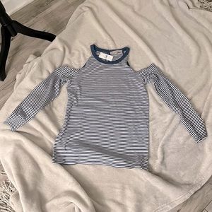 NWT LOFT striped cotton top